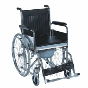 WHEEL_CHAIR | Chrome Patient Wheel Chair 809b/Wheelchair