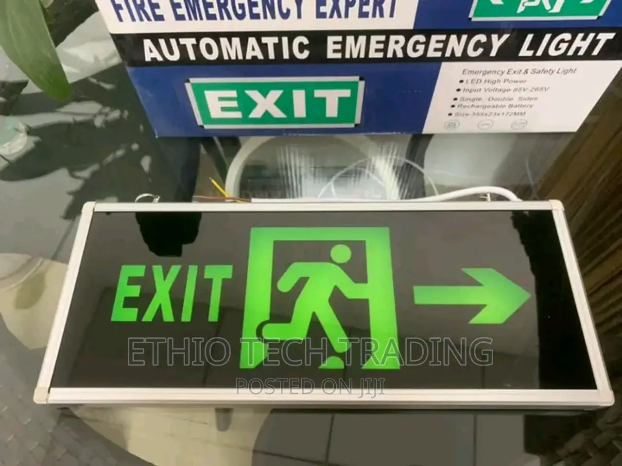 Emergency Exit Sign