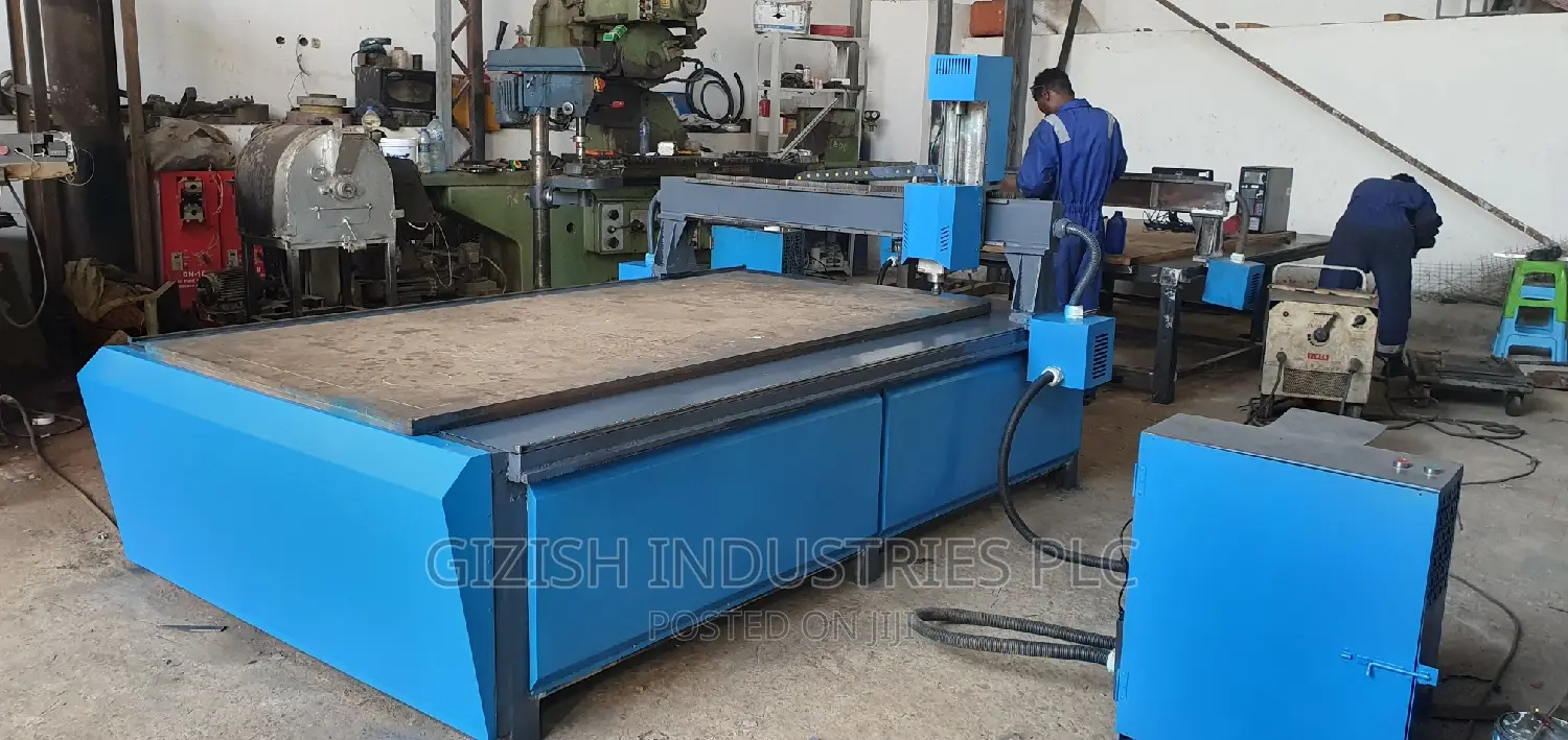4ኪሎዋት ሲኤንሲ ማሽን (4kw CNC Router Machine)
