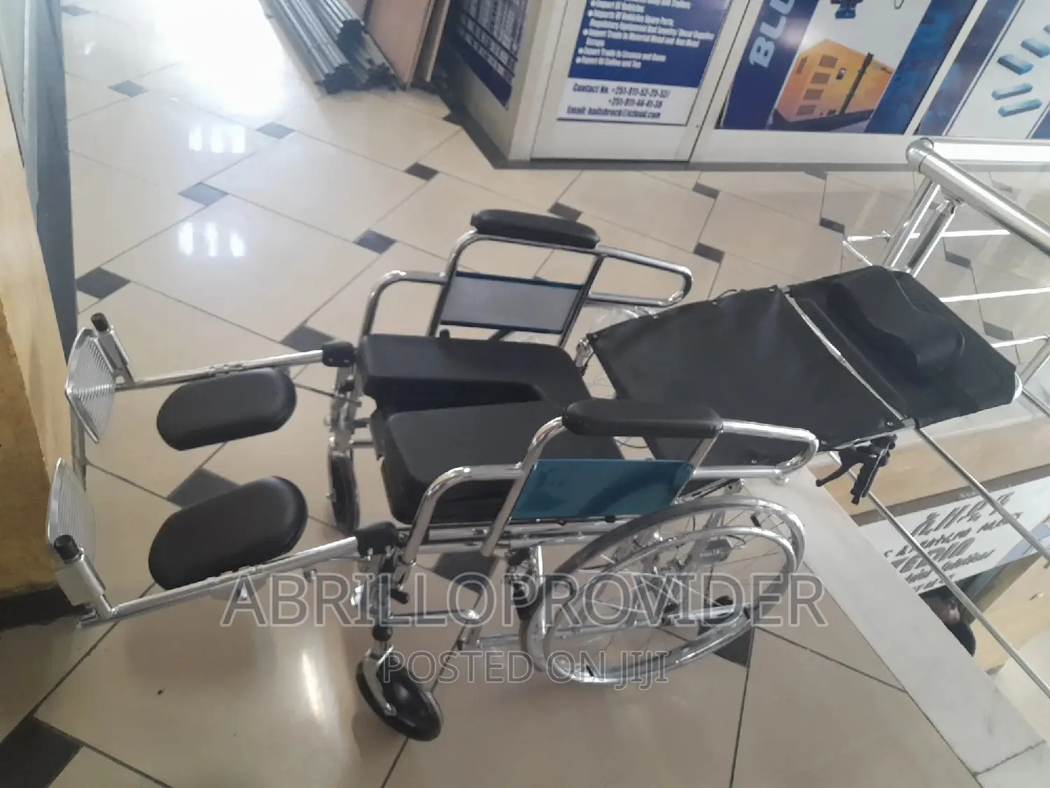 እግራቸው የሚስተካከል ዌልቸር Reclining Wheelchair~Wheelchair=Whelchair