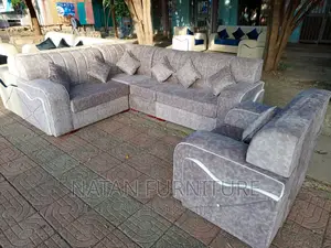 L Shape Sofa Made of Wooden Material Within Higher Quality