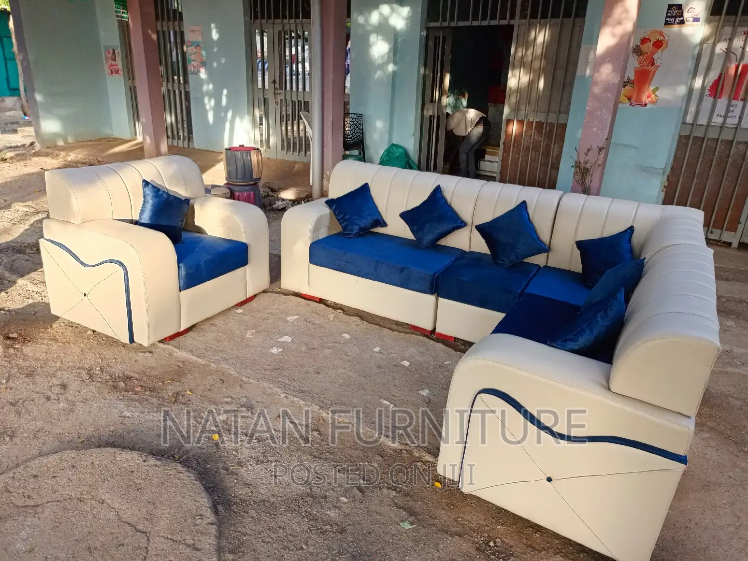 L Shape Corner Sofa Made of Wooden Material Withe High Quali