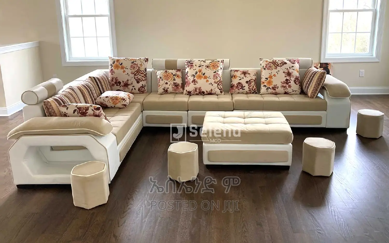 U Shaped Sofa With Table