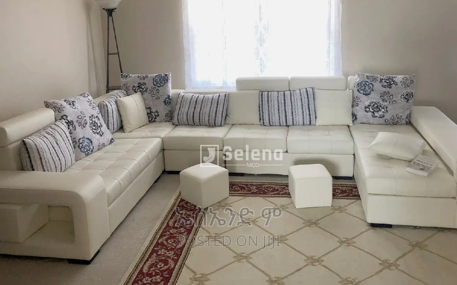 U Shaped Sofa Full Leather