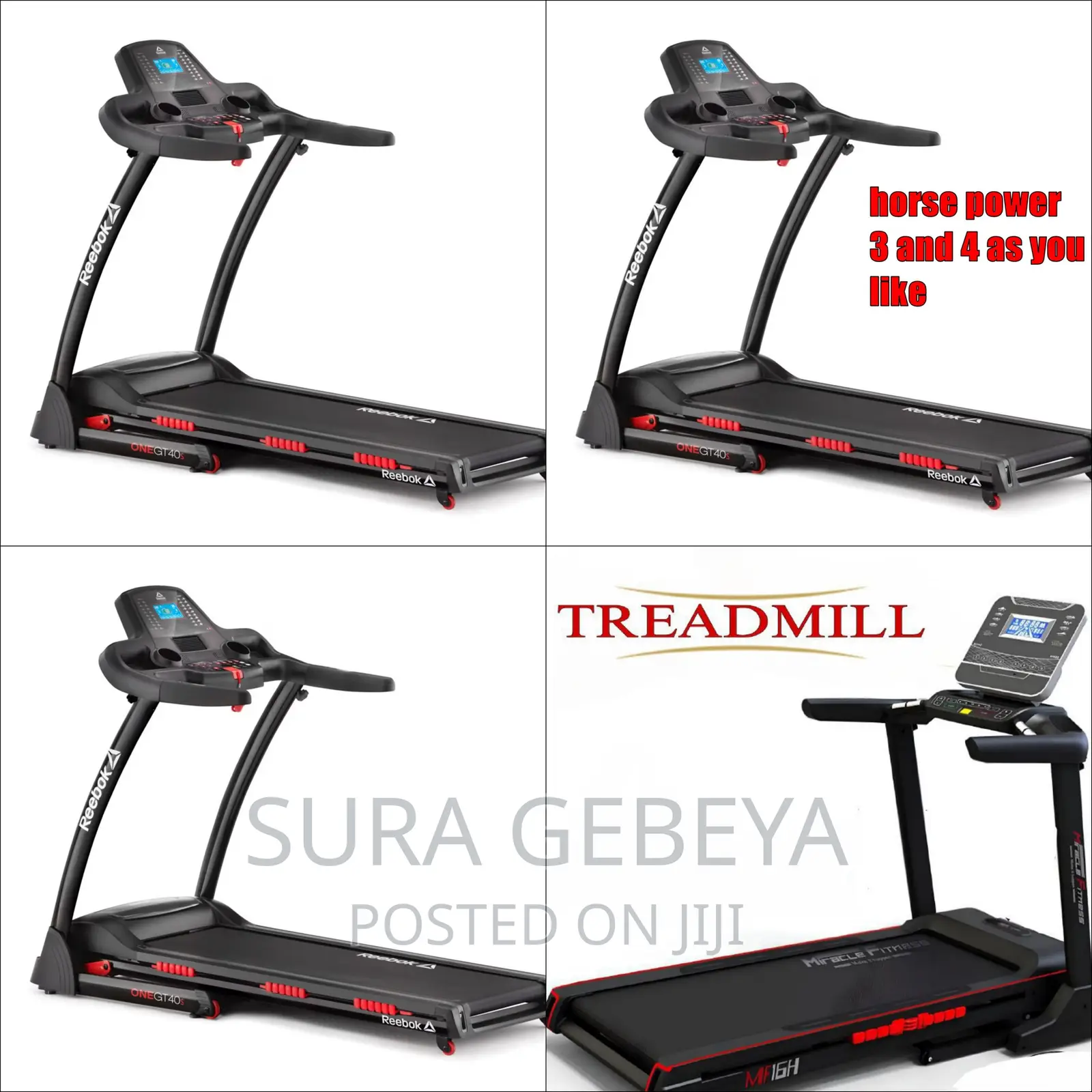 ዘመናዊ የመሮጫ ማሽን Treadmil New and Special