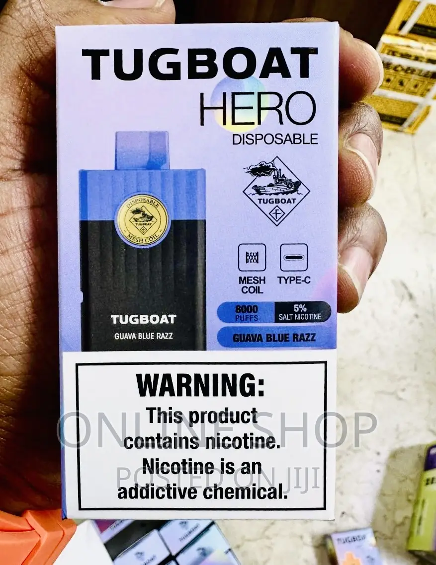 Tugboat Hero 8000 Pure Puff Taste Vape