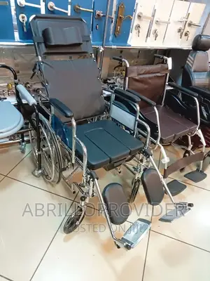 Photo - Reclining Wheelchair=Toielt Wheelchair=Wheelchair=Wheelchair
