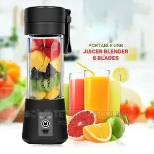 Photo - Portable Rechargeable Juice Blender 380ml ፍሬሽ ጁስ መፍጫ