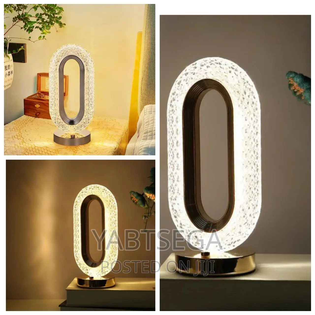 LED Crystal Table Lamp