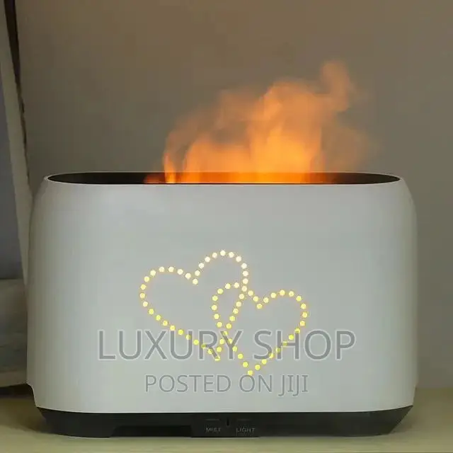 ፡Air Humidifier With Remote Control Flame Effect