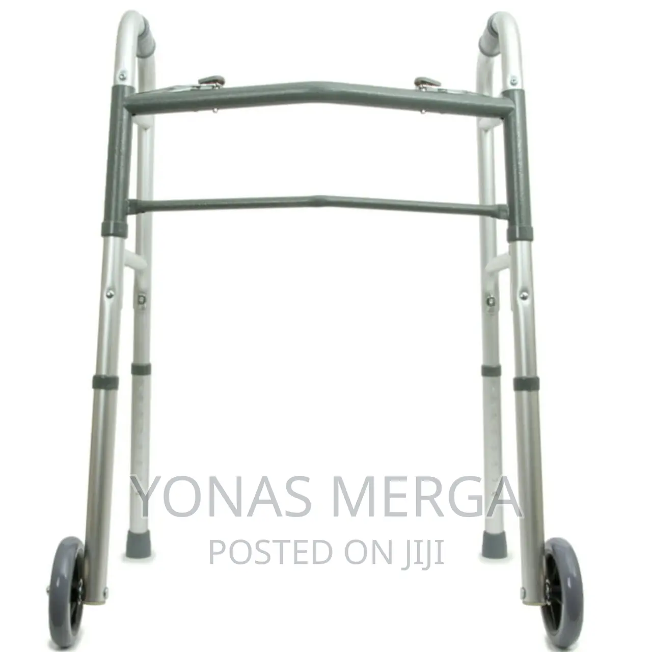 Walker_folding Walker With 5 Inches Wheels,Adjustable Height
