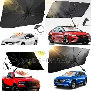 Photo -  Foldable Car Sunshade Umbrella