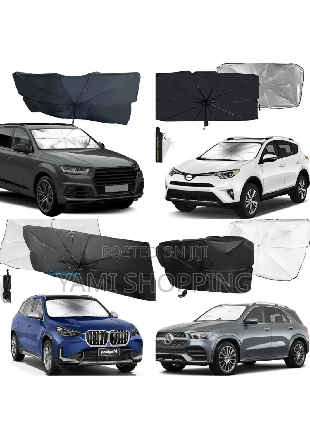  Foldable Car Sunshade Umbrella