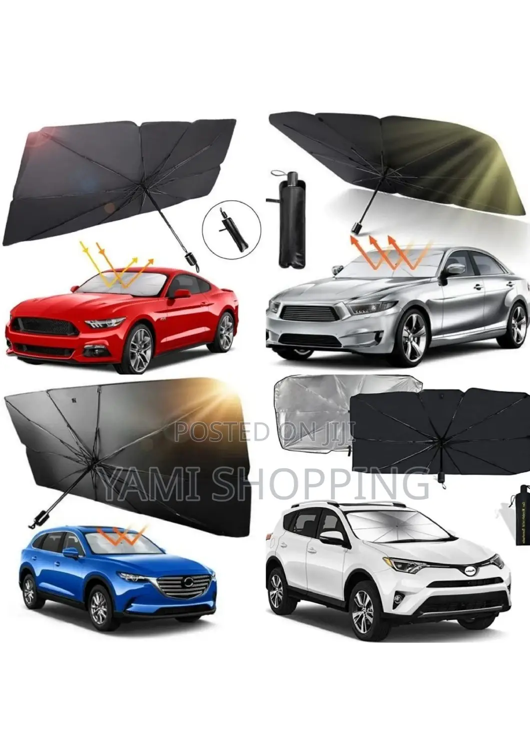  Foldable Car Sunshade Umbrella