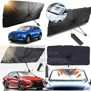 Photo - Foldable Car Sunshade Umbrella