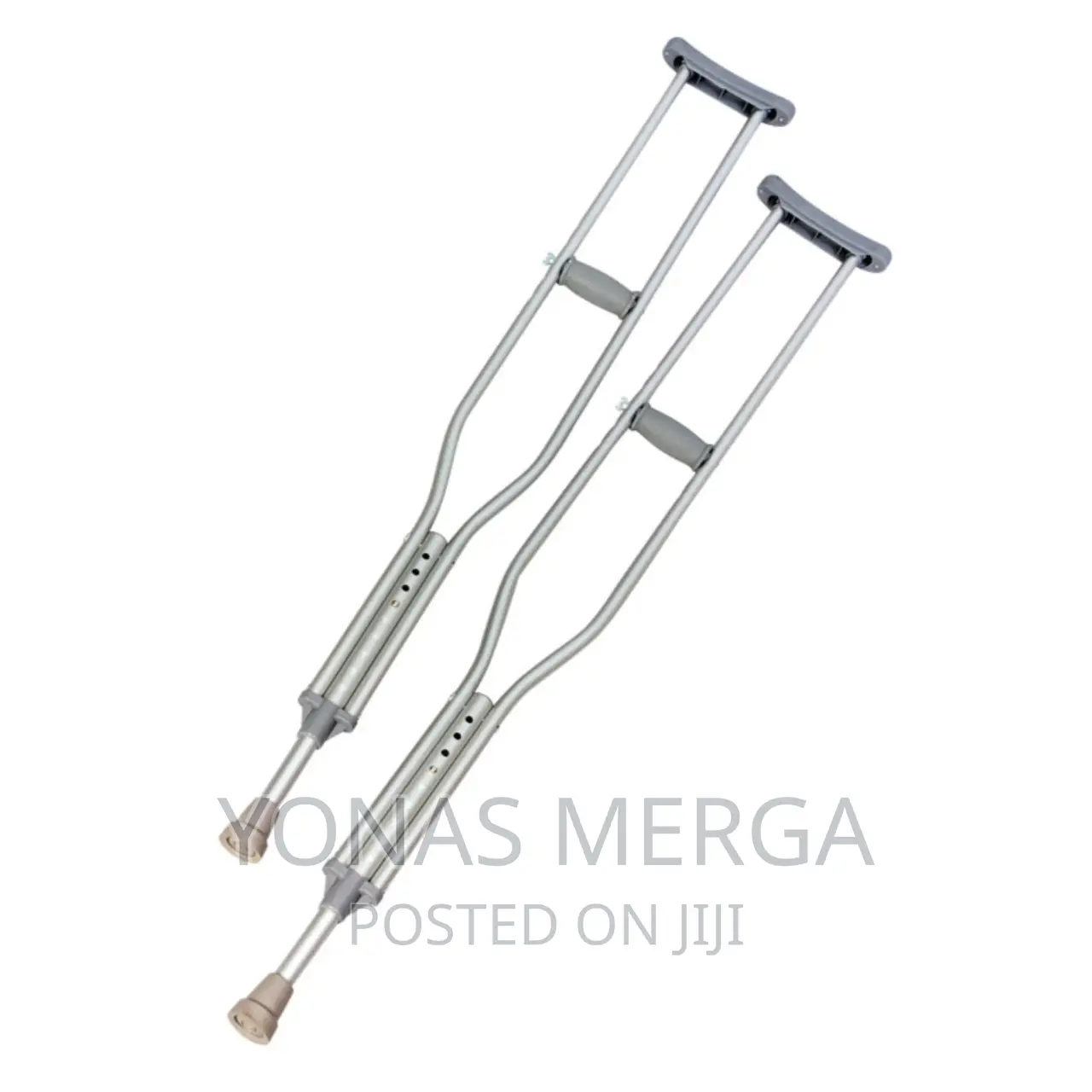 Crutches _1 Pair Foldable Underarm Crutches Lightweight Cane