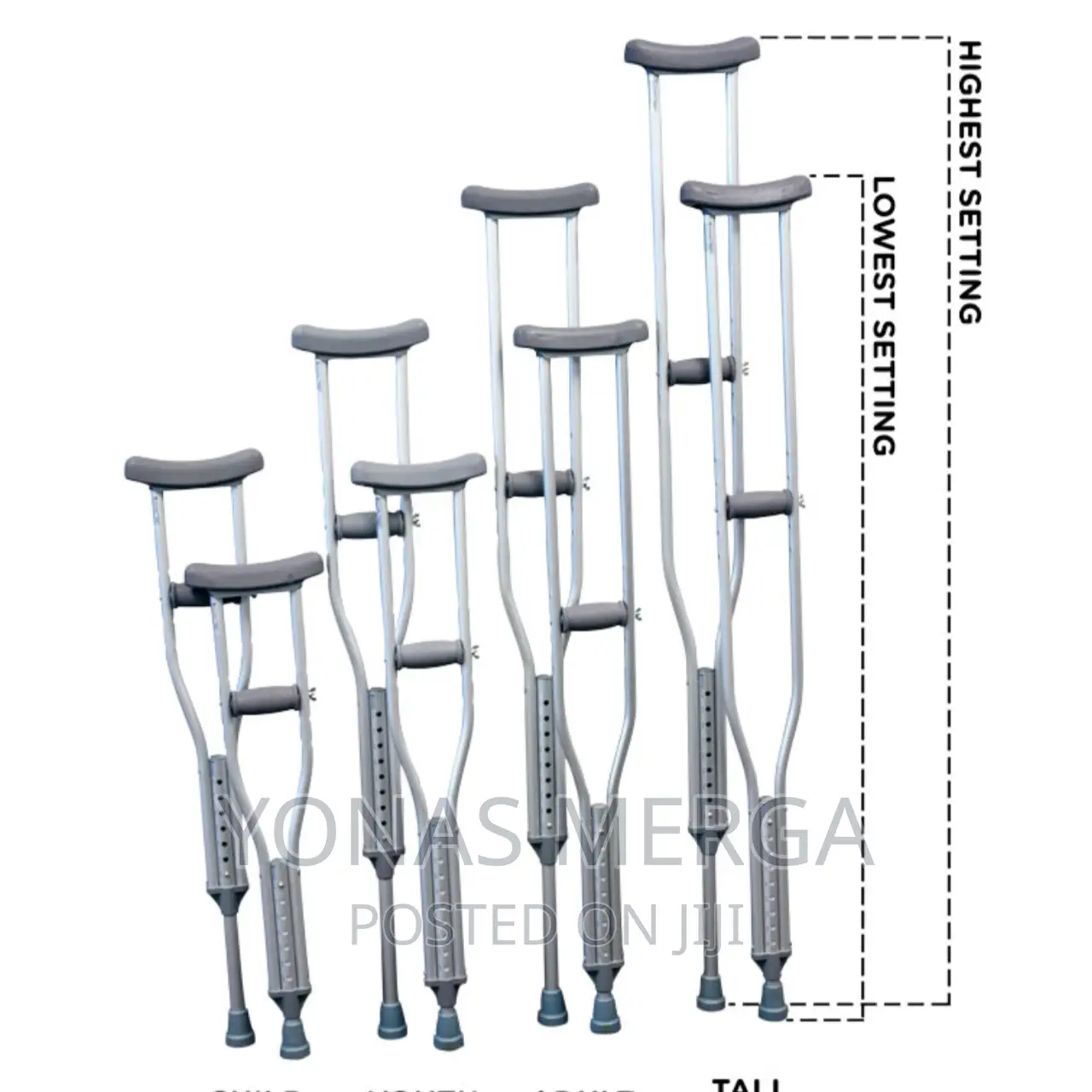 Crutches _Crutches/Comfortable Armpit and Hand Grip Pads