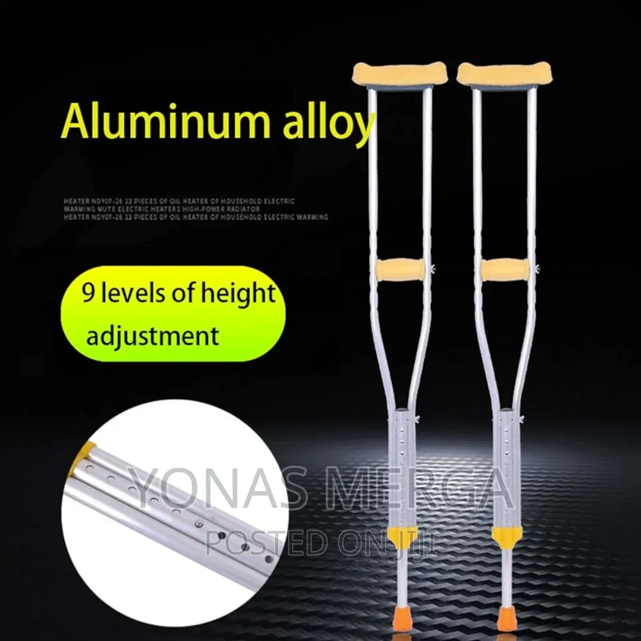 FOLDABLE AXILLARY CRUTCH(Axillary’They Relate to the Armpit) in Kolfe