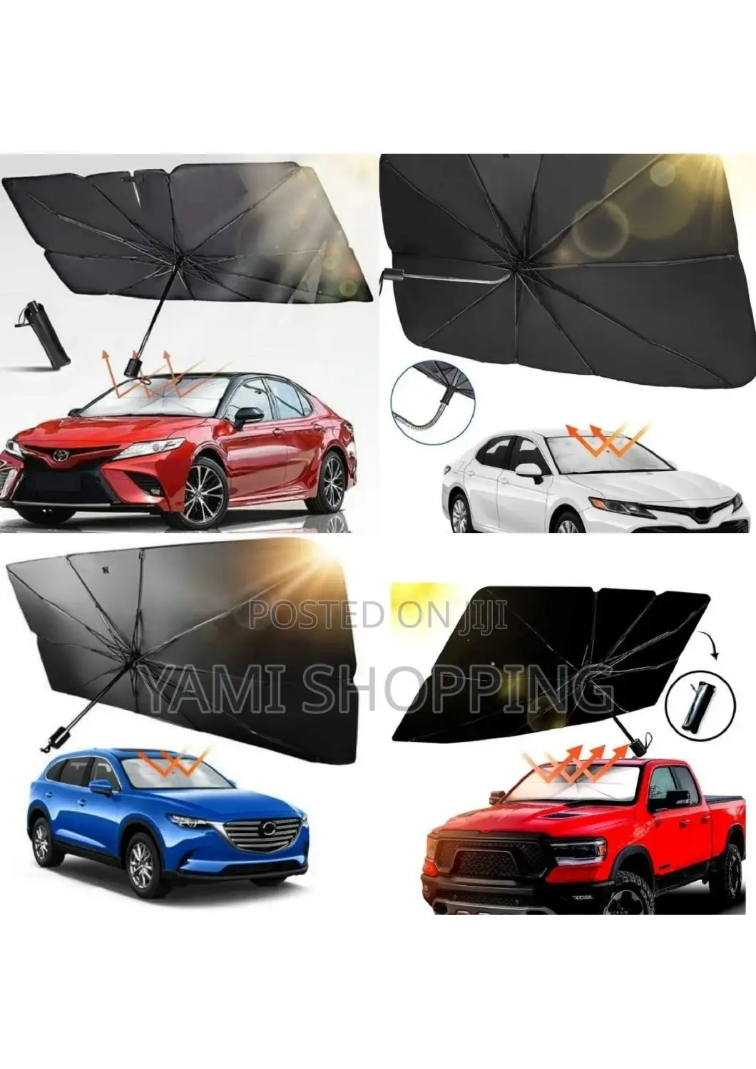  Foldable Car Sunshade Umbrella