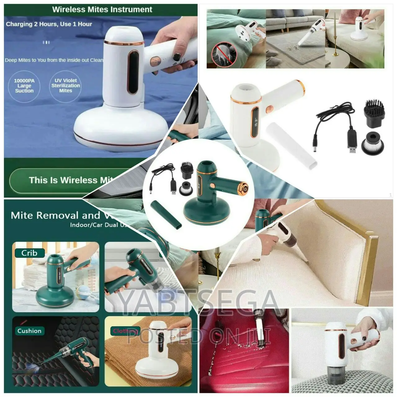 3in1 Wireless Dust Mite Cleaner