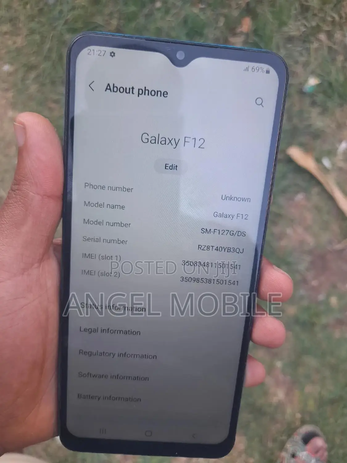 Samsung Galaxy F12 64 GB Blue