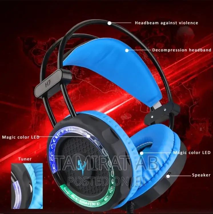 Usb Gaming Headphone Surround Deep Bass Stereo Sound