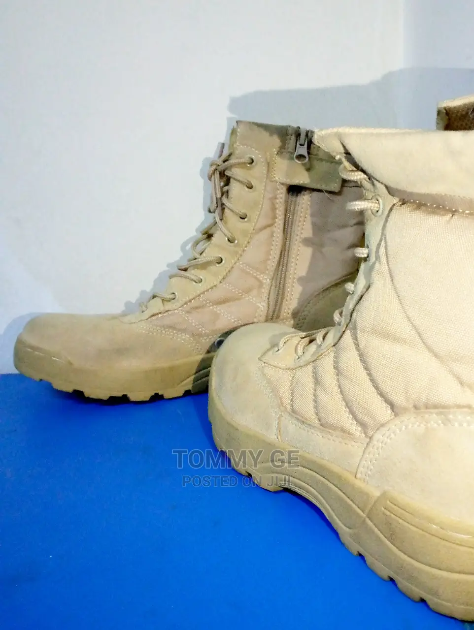 American Military Bootstraps Hiking and Working