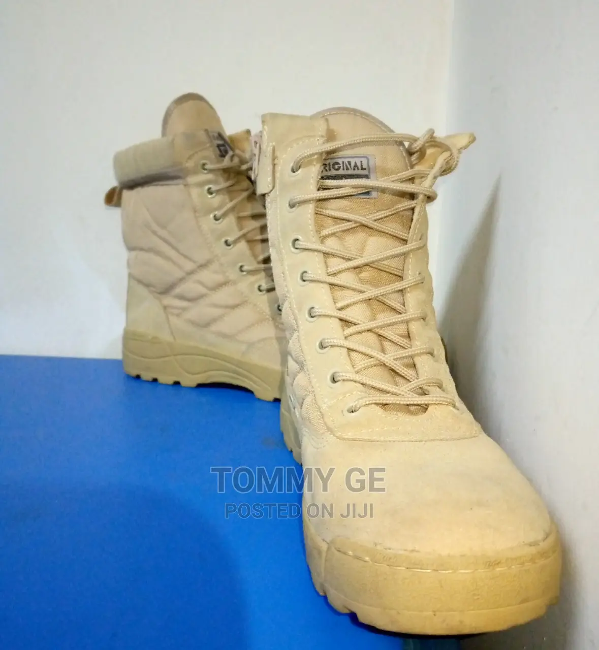 American Military Bootstraps Hiking and Working