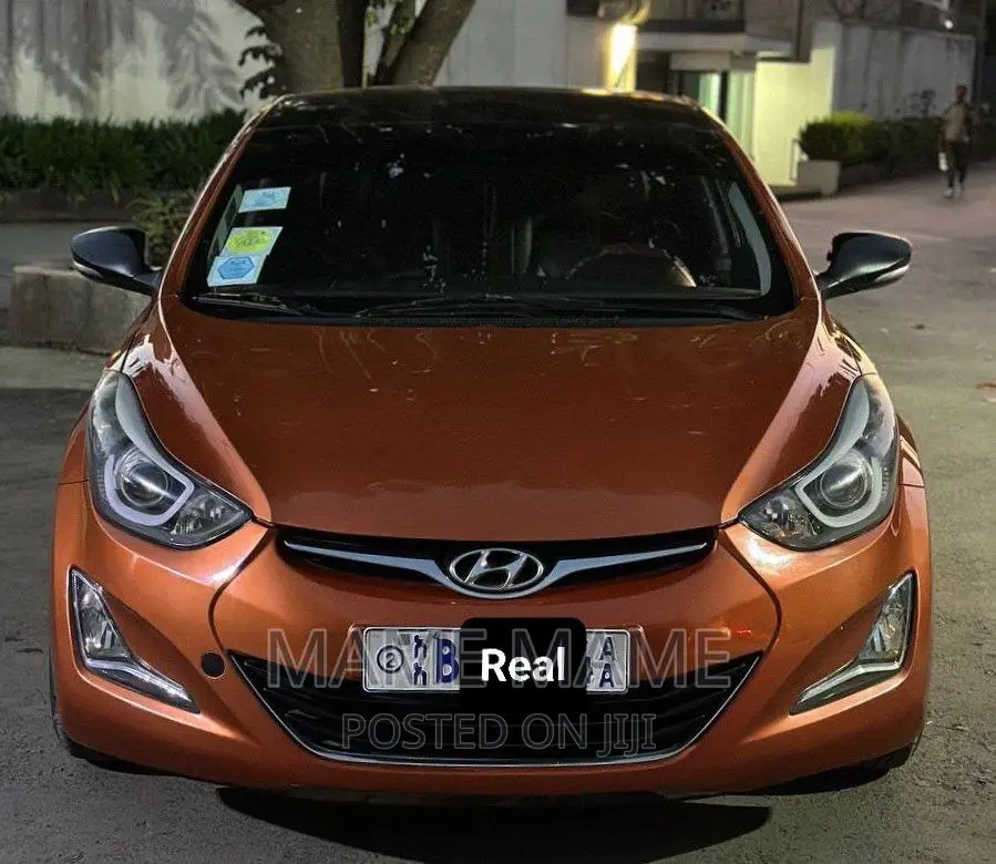 Hyundai Avante 2014 Orange