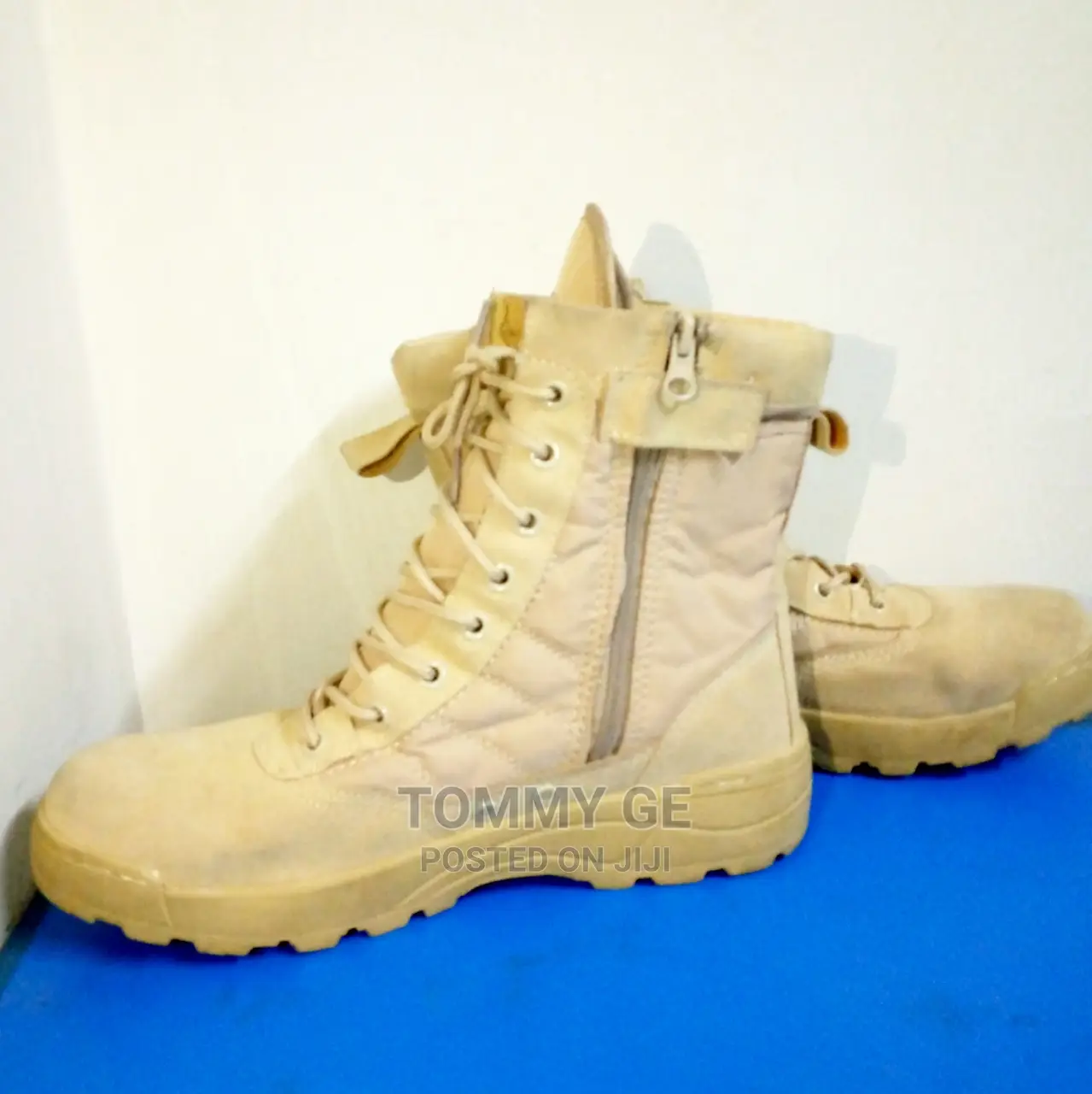 American Military Bootstraps Hiking and Working