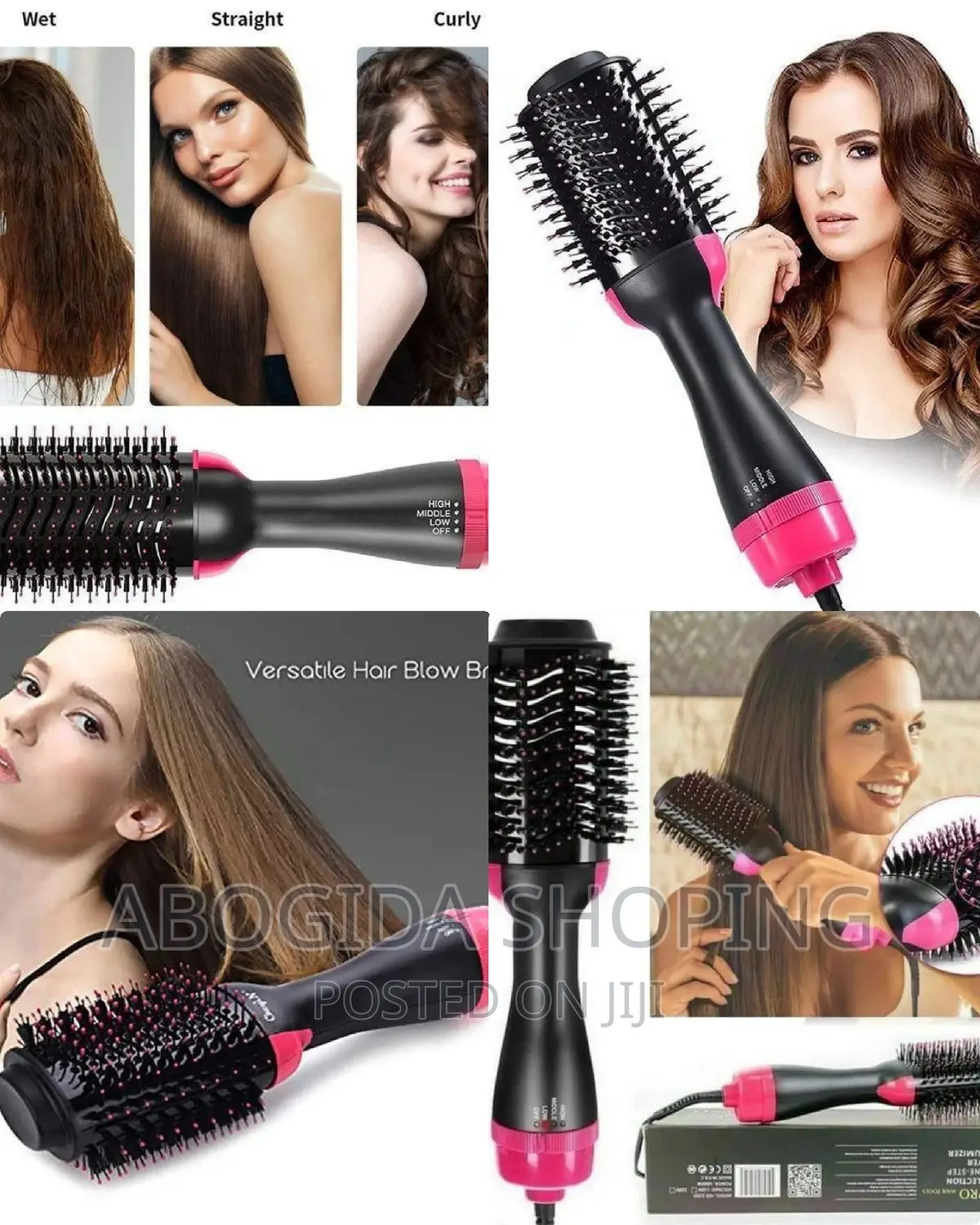 Onestep Hair Dryer Styler 3 ጥቅሞችን አንድ ላይ የያዘ