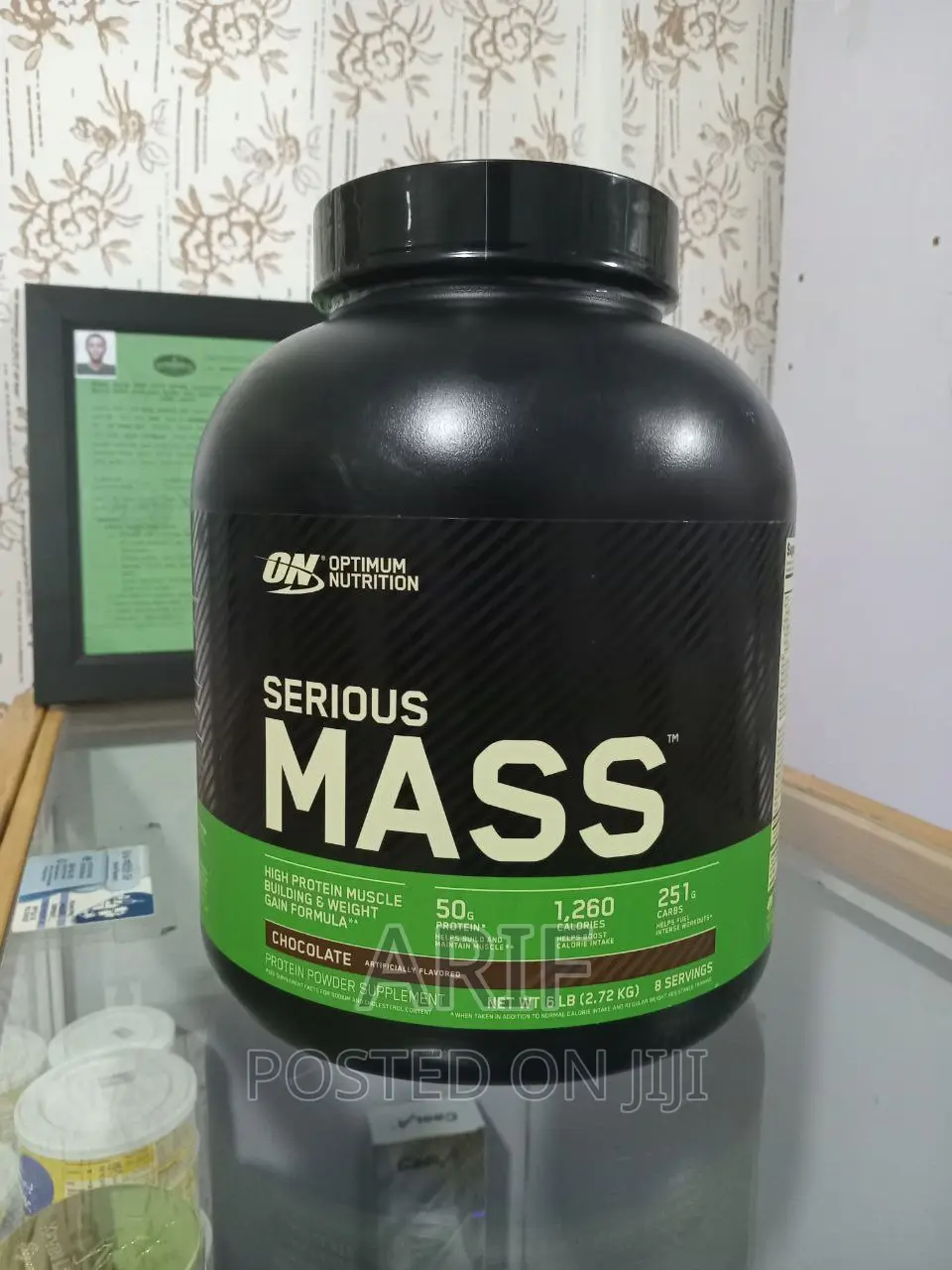 On Serious Mass ለሰውነት ጡንቻ ግንባታ ለመወፈር የሚረዳ