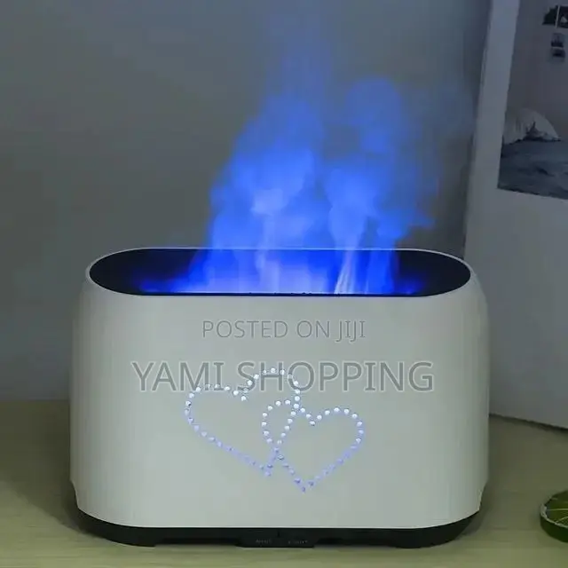 Air Humidifier With Remote Control Flame Effect