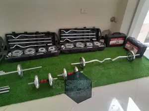 Photo - Dumbbel and Barbell