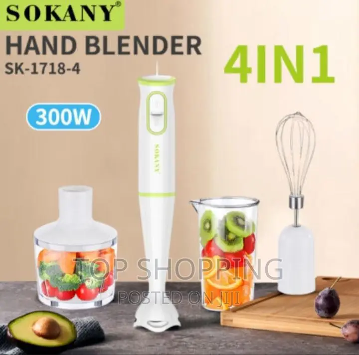Sokany 4 in 1 Hand Blender Best for Baby Food