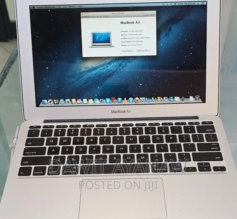 New Laptop Apple MacBook Air 2013 2GB Intel Core I5 SSD 60GB