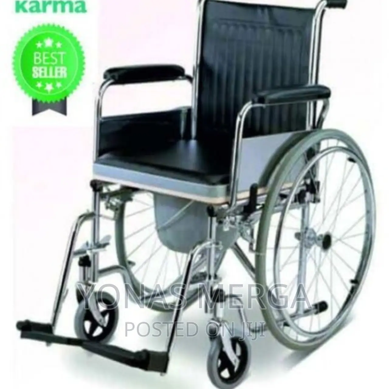 Wheel Chair With Commode-Karma Rainbow7/Wheelchair Fs609e