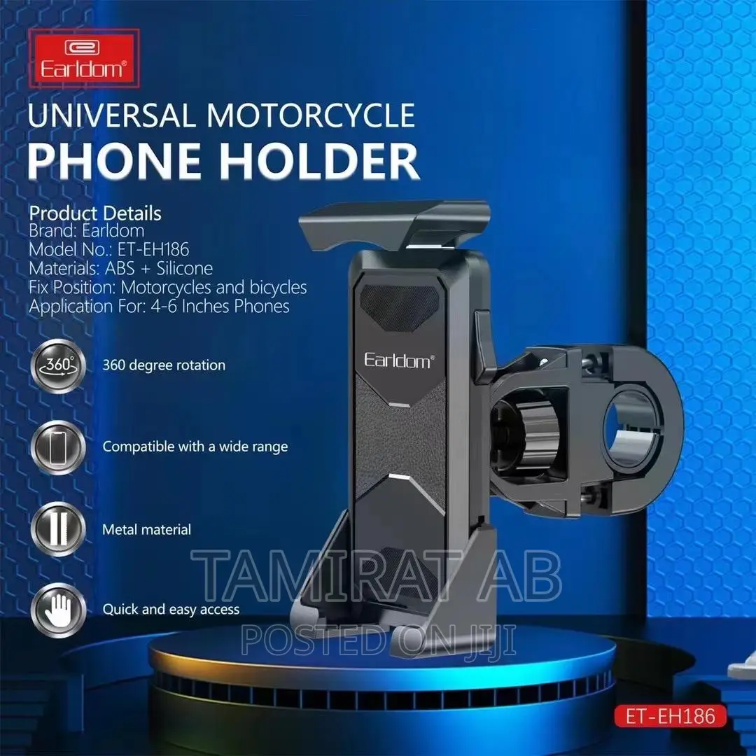 Earldom Universal Motorcycle/Bicycle Phone Holder- ET-EH186
