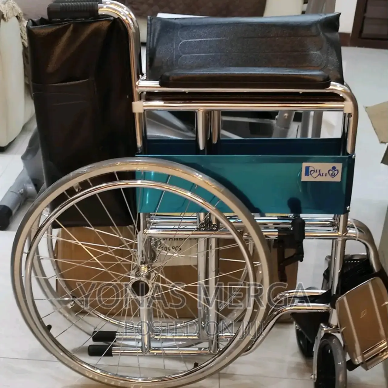 Wheelchair_chrome PANACEA Wheelchair, Model Number AI1008M in Kolfe