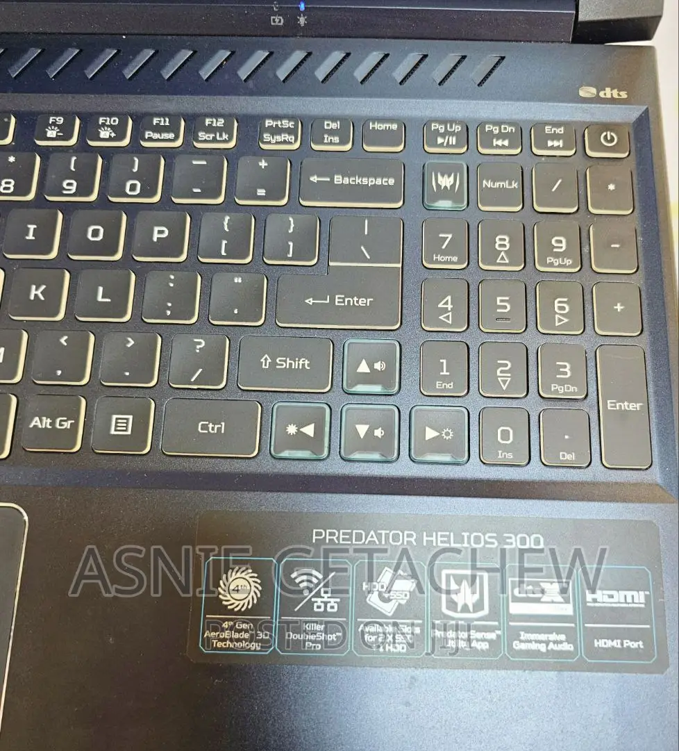 New Laptop Acer Predator Helios 300 16GB Intel Core I7 SSD 512GB