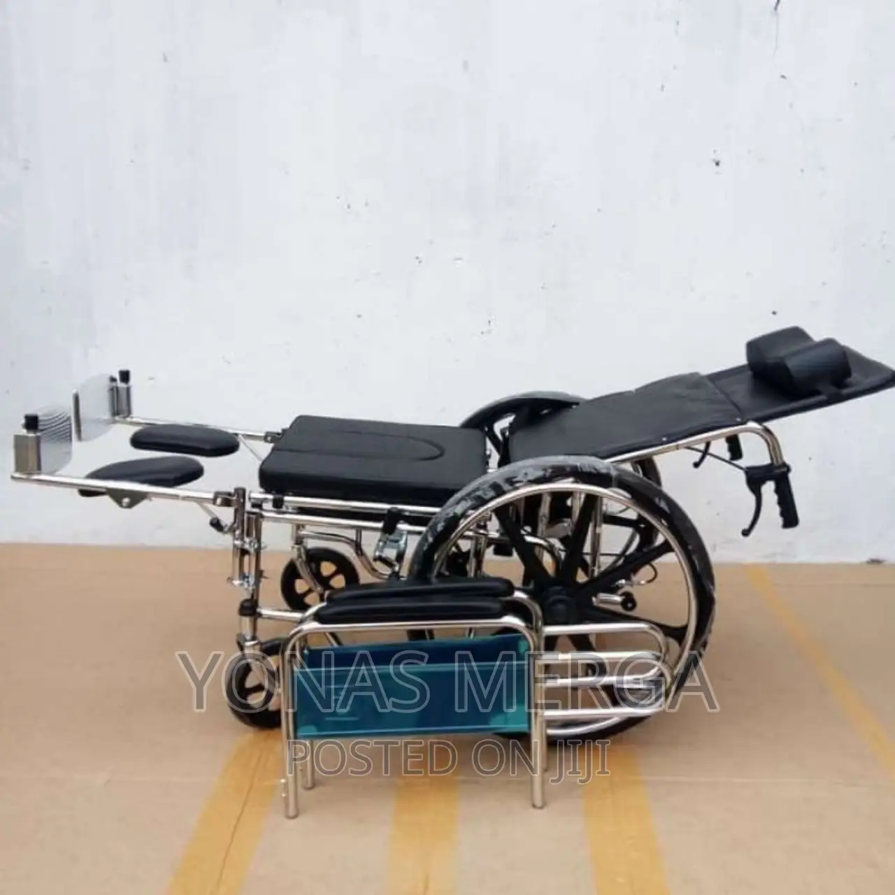 Wheelchair_wheelchair/Jhe-085 Wheelchair Faux Leather Fabric