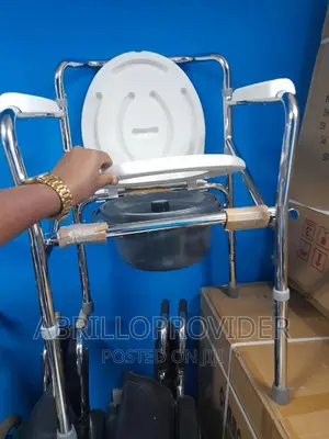 Photo - Commode Chair~Commode Chair~Toilet Chair~Folding 'Chair-