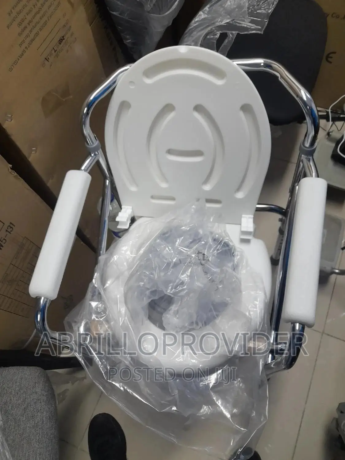 አዲስ ፓኬጅ Commode Chair~ፎልዲንግ Chair-Toilet Seat Chair