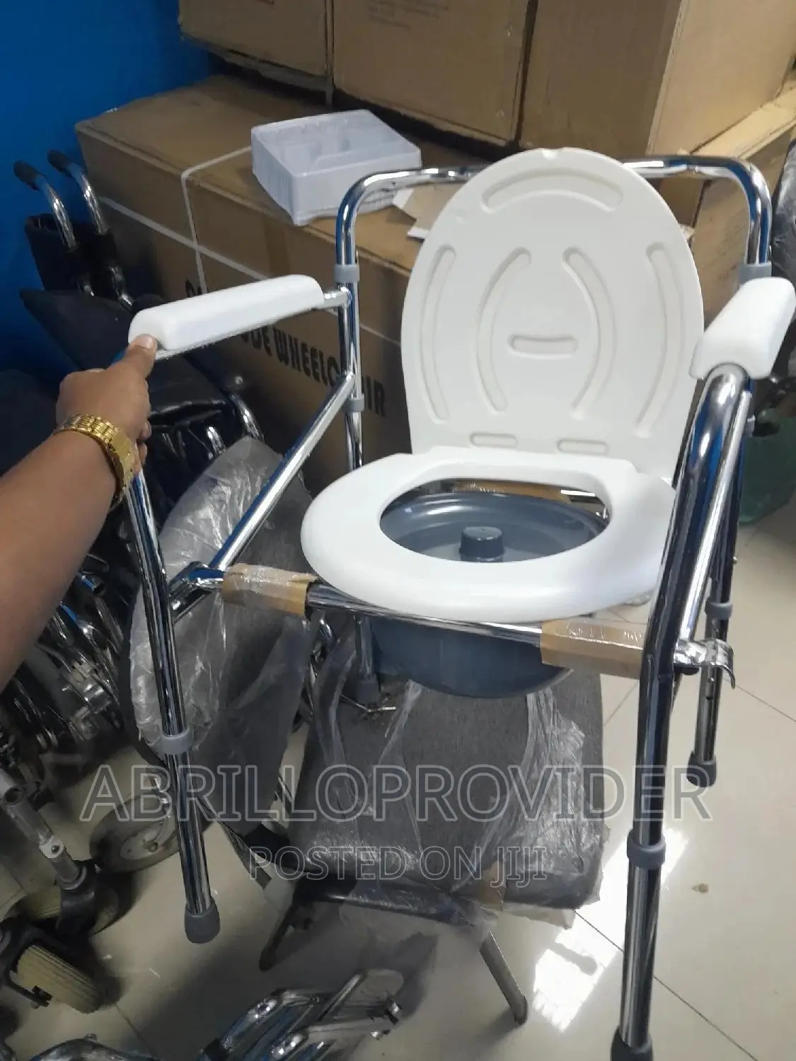 Commode Chair=Elderly Seat Chair-Commode Chair=Folding Chair