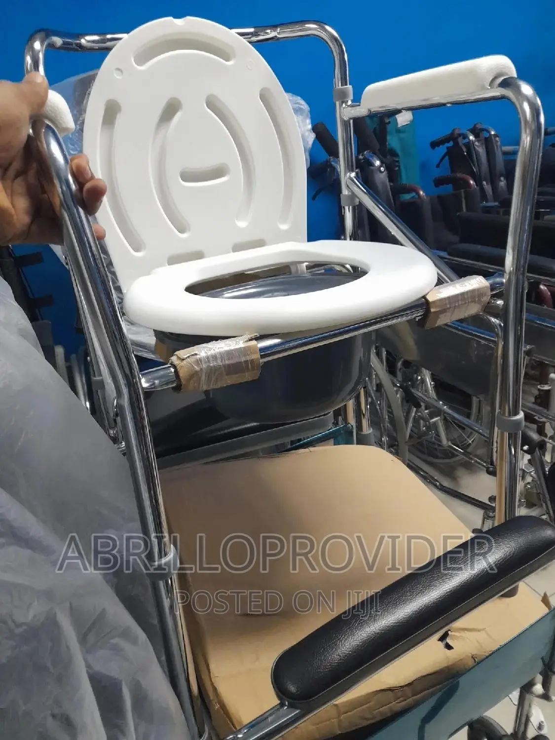 Commode Chair~Elderly Chair=Commode Chair-New Packed Chair