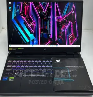 New Laptop Acer Predator Helios 300 16GB Intel Core I7 SSD 512GB