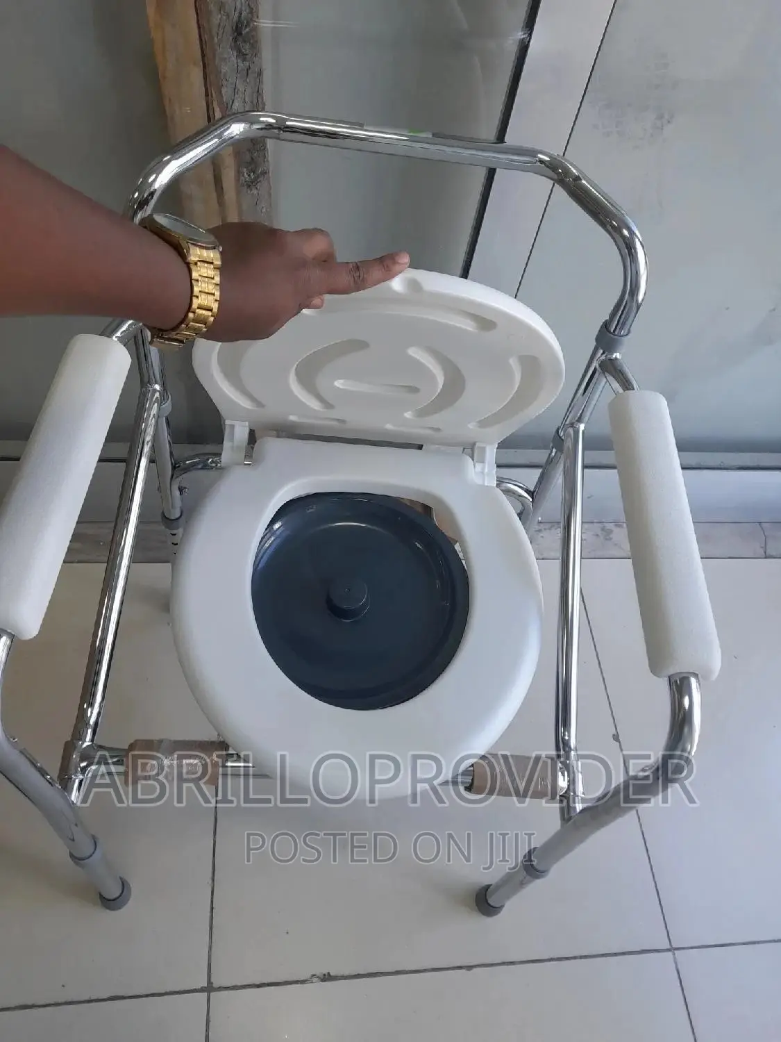 Commode Elderly Seat Chair=Commode Chair=Folding Chair-