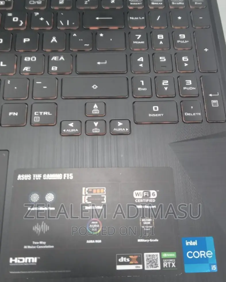 New Laptop Asus TUF Gaming A15 16GB Intel Core I5 SSD 512GB