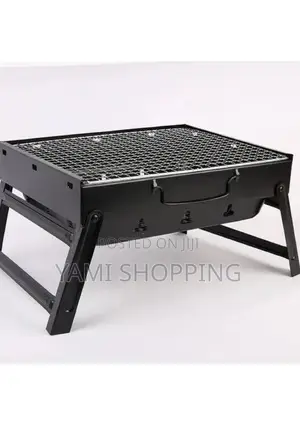  Foldable Barbecue Grill With Stand