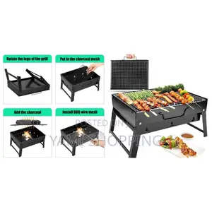 Photo -  Foldable Barbecue Grill With Stand